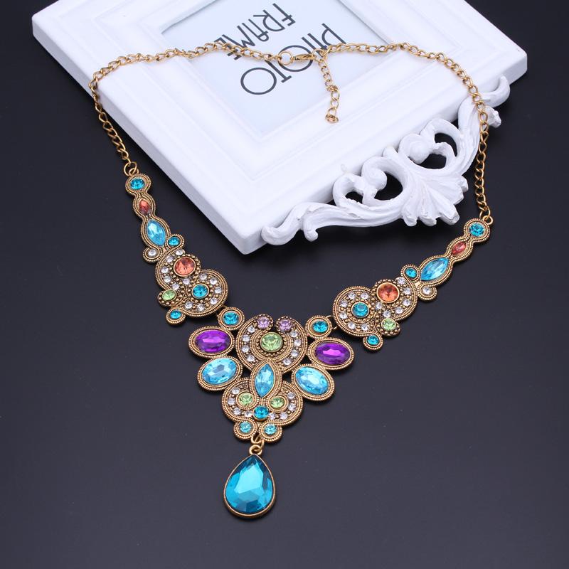 Ltumbe Vintage Crystal Water Drop Choker Necklaces For Women Boho Antique Gold Color & Pendants Party Jewelry Colares Chokers
Ltumbe Vintage Crystal Water Drop Choker Necklaces For Women Boho Antique Gold Color & Pendants Party Jewelry Colares Chokers