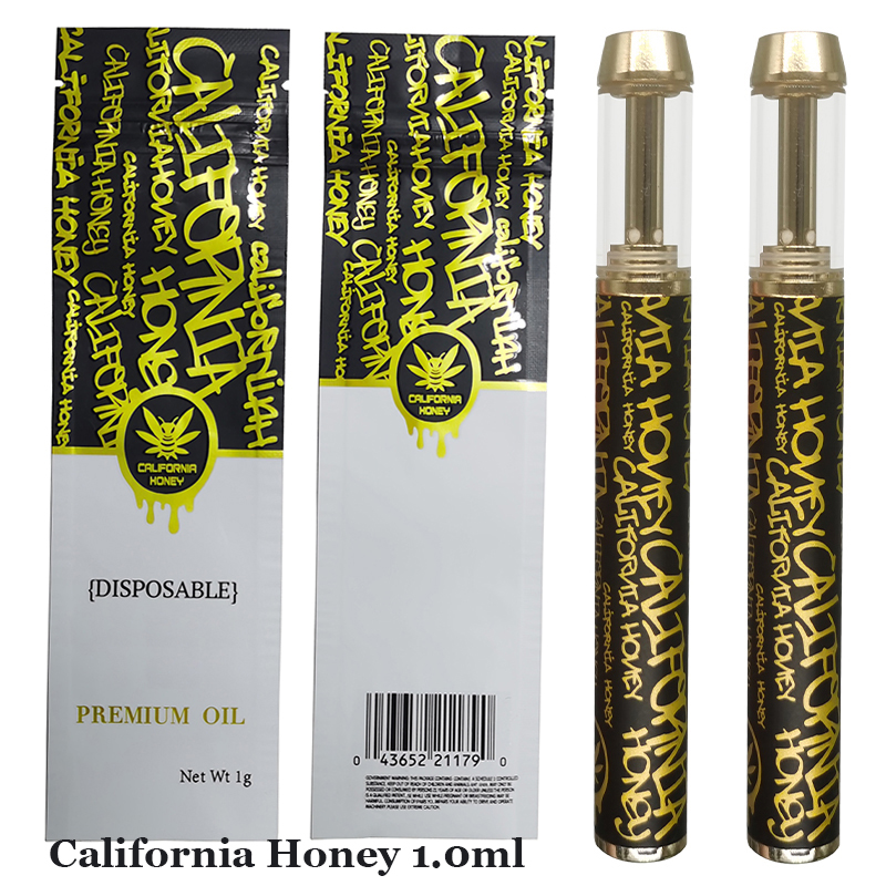 California Honey Disposable Vape Pens 1.0ML Pods E cigarettes Packaging 510 Thread Carts High Quality Vaporizer 400mah Starter KiTS Instock
California Honey Disposable Vape Pens 1.0ML Pods E cigarettes Packaging 510 Thread Carts High Quality Vaporizer 400mah Starter KiTS Instock