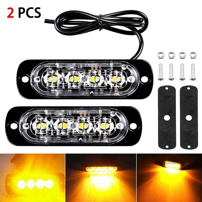 Car Headlights 1/2 Pcs Truck Emergency Lights Amber LED Bar Lamps W/Protection Pad 12V- 24V
Car Headlights 1/2 Pcs Truck Emergency Lights Amber LED Bar Lamps W/Protection Pad 12V- 24V