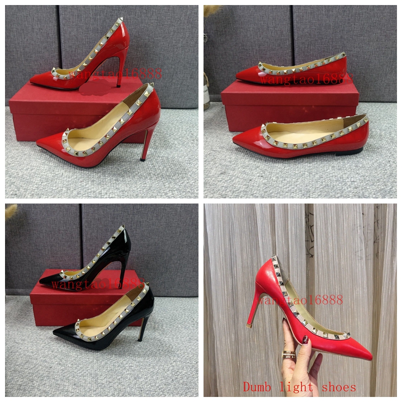 2021 hot V classic designer new fashionable lady rivet high shoes, patent leather pointed sexy lady party dress heels+box . Size 34-42, 18
2021 hot V classic designer new fashionable lady rivet high shoes, patent leather pointed sexy lady party dress heels+box . Size 34-42, 18