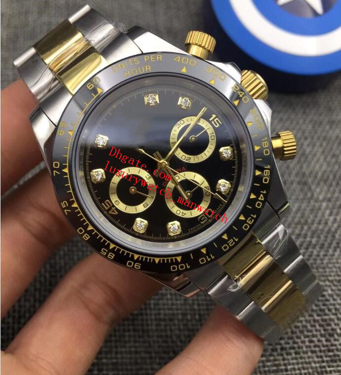 Luxury Mens Watches 40mm Cosmograph 116506 116509 116520 116500 Mechanical Asia 2813 No Chronograph Stainless Steel Automatic Wristwatches, Slivery;brown
Luxury Mens Watches 40mm Cosmograph 116506 116509 116520 116500 Mechanical Asia 2813 No Chronograph Stainless Steel Automatic Wristwatches, Slivery;brown