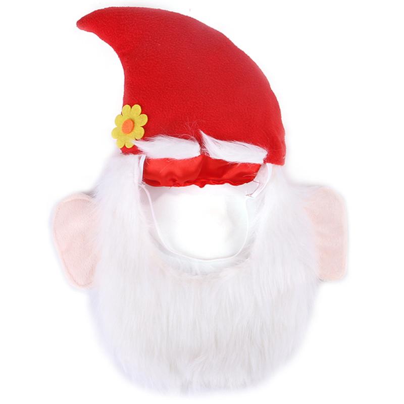 Cat Costumes Est Christmas Halloween Pet Hat Festival Dog Cap Decorative Plush Costume Hook & Loop Closure Supplies Accessories