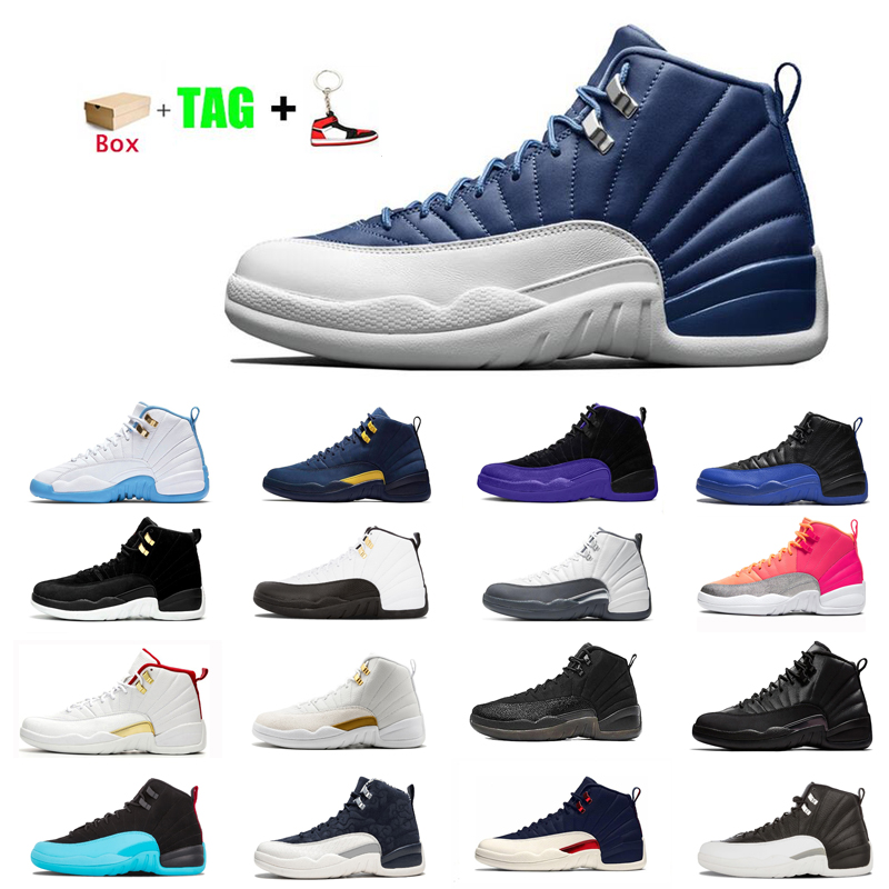 Wolf Grey basketball shoes 12s jumpman university 12 mens sports Twist sneakers gold indigo black dark concord CNY cherry gym red high trainers Flu Game, #4 game royal
Wolf Grey basketball shoes 12s jumpman university 12 mens sports Twist sneakers gold indigo black dark concord CNY cherry gym red high trainers Flu Game, #4 game royal