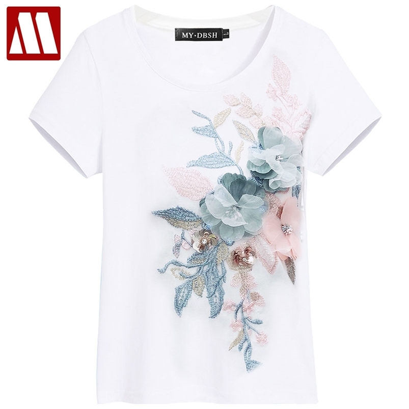 Women' Elegant Flower Embroidery T-shirts Female Cotton Short Sleeve Tops 5XL 210722, Style1-short-o-white
Women' Elegant Flower Embroidery T-shirts Female Cotton Short Sleeve Tops 5XL 210722, Style1-short-o-white