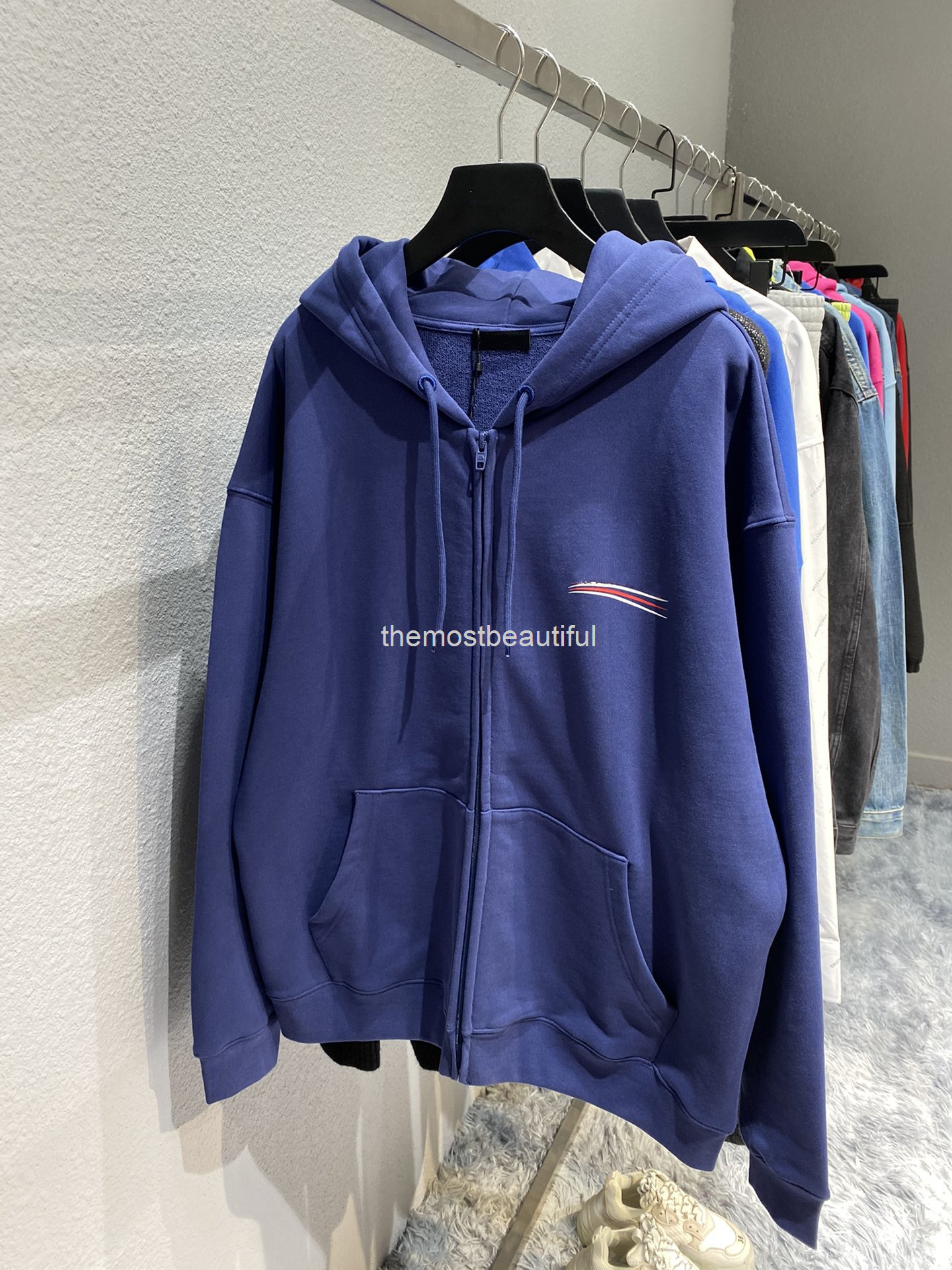 Women's Hoodies & Sweatshirts Autumn and winter high version b family Cola wave printing hooded zipper Terry loose couple cardigan sweater, 2# packing bag
Women's Hoodies & Sweatshirts Autumn and winter high version b family Cola wave printing hooded zipper Terry loose couple cardigan sweater, 2# packing bag