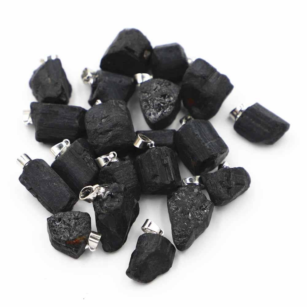 yutong Small 25PCS Wholesale Natural Stone Black Tourmaline Pendants Repair Ore Can Be Used For Diy Jewelry Making Necklace Accessories, Silver
yutong Small 25PCS Wholesale Natural Stone Black Tourmaline Pendants Repair Ore Can Be Used For Diy Jewelry Making Necklace Accessories, Silver