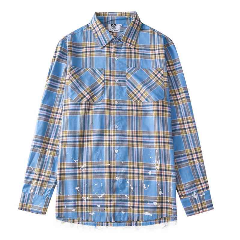 Men' Casual Shirts Autumn Winter Art graffiti Shirt Europe America embroidery patchwork Men Women Long Sleeve cotton Streetwear C9xF# AECR, 1# shoe box
Men' Casual Shirts Autumn Winter Art graffiti Shirt Europe America embroidery patchwork Men Women Long Sleeve cotton Streetwear C9xF# AECR, 1# shoe box