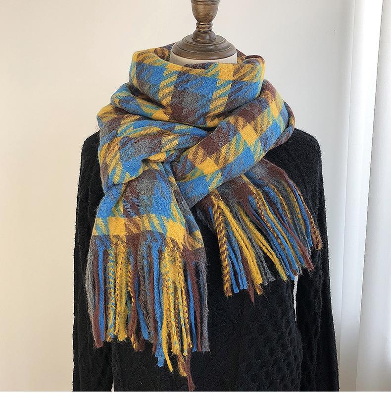 Scarves 2021 Women's Fashion Winter Tassel Cape Korean Version Of The Street Color Imitation Cashmere Warm Collar For Men
Scarves 2021 Women's Fashion Winter Tassel Cape Korean Version Of The Street Color Imitation Cashmere Warm Collar For Men