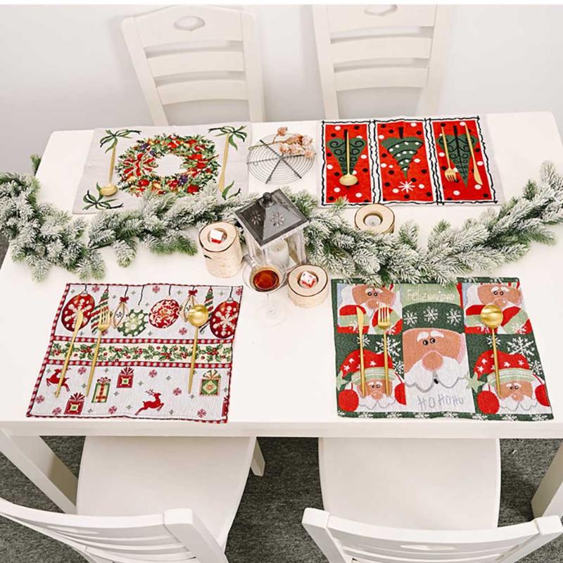 Mats & Pads Festival Christmas Decor Tableware Durable Dinner Table Placemat Party Kitchen Accessories Bowl Cup Drink Coasters
Mats & Pads Festival Christmas Decor Tableware Durable Dinner Table Placemat Party Kitchen Accessories Bowl Cup Drink Coasters