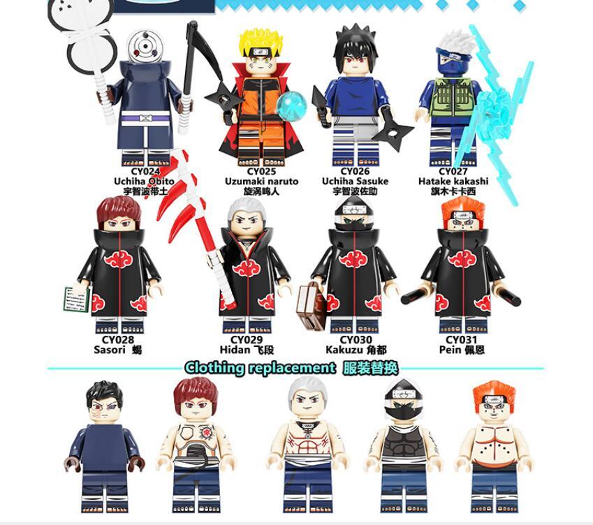 16pcs set 4 5cm Naruto Penn Scorpion Sasuke Building Block Minifigures Assembled Children's Toy CY1004 CY1005 Boy Toys Gifts312H
16pcs set 4 5cm Naruto Penn Scorpion Sasuke Building Block Minifigures Assembled Children's Toy CY1004 CY1005 Boy Toys Gifts312H
