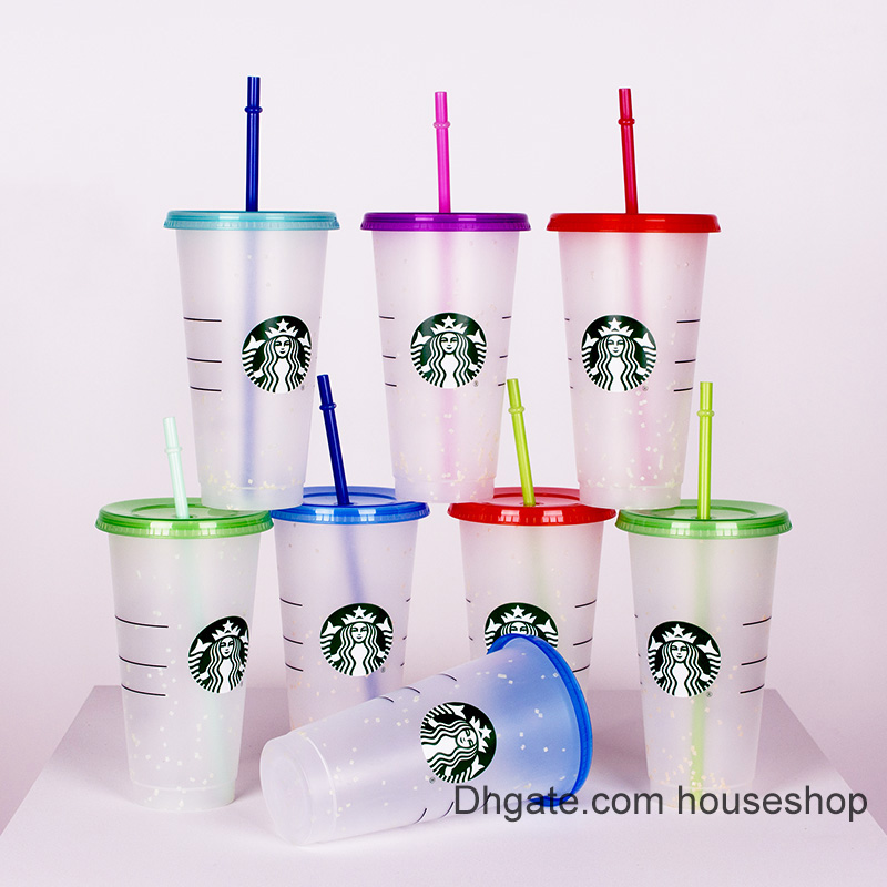DHL Custom Starbucks Cup 24OZ Personalised Tumblers Mug Starbuck Cups with straw uk Coffee mugs Transparent sippy Plastic tumbler, 24oz/710ml
DHL Custom Starbucks Cup 24OZ Personalised Tumblers Mug Starbuck Cups with straw uk Coffee mugs Transparent sippy Plastic tumbler, 24oz/710ml