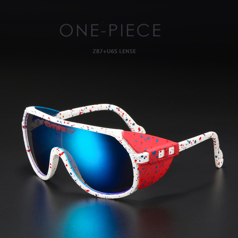 One Piece Pit Viper Sunglasses Grand-Prix Men Women Sports Removable Sun Glasses Unisex Equipped with ANSI Z87+ UV400 Lens
One Piece Pit Viper Sunglasses Grand-Prix Men Women Sports Removable Sun Glasses Unisex Equipped with ANSI Z87+ UV400 Lens