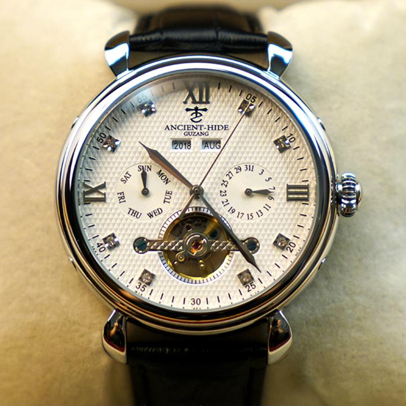Wristwatches Vintage Mens Automatic Watches Luxury Men's Mechanical Watch Business 45mm Stainless Steel Waterproof Reloj Hombre, C4
Wristwatches Vintage Mens Automatic Watches Luxury Men's Mechanical Watch Business 45mm Stainless Steel Waterproof Reloj Hombre, C4