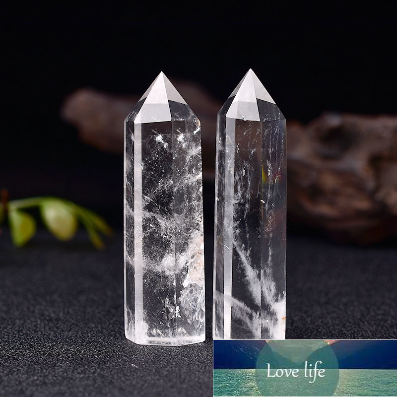Natural Crystal Clear Quartz Transparency Point Healing Stone Hexagonal Prisms Obelisk Wand Home Decor 1PC
Natural Crystal Clear Quartz Transparency Point Healing Stone Hexagonal Prisms Obelisk Wand Home Decor 1PC