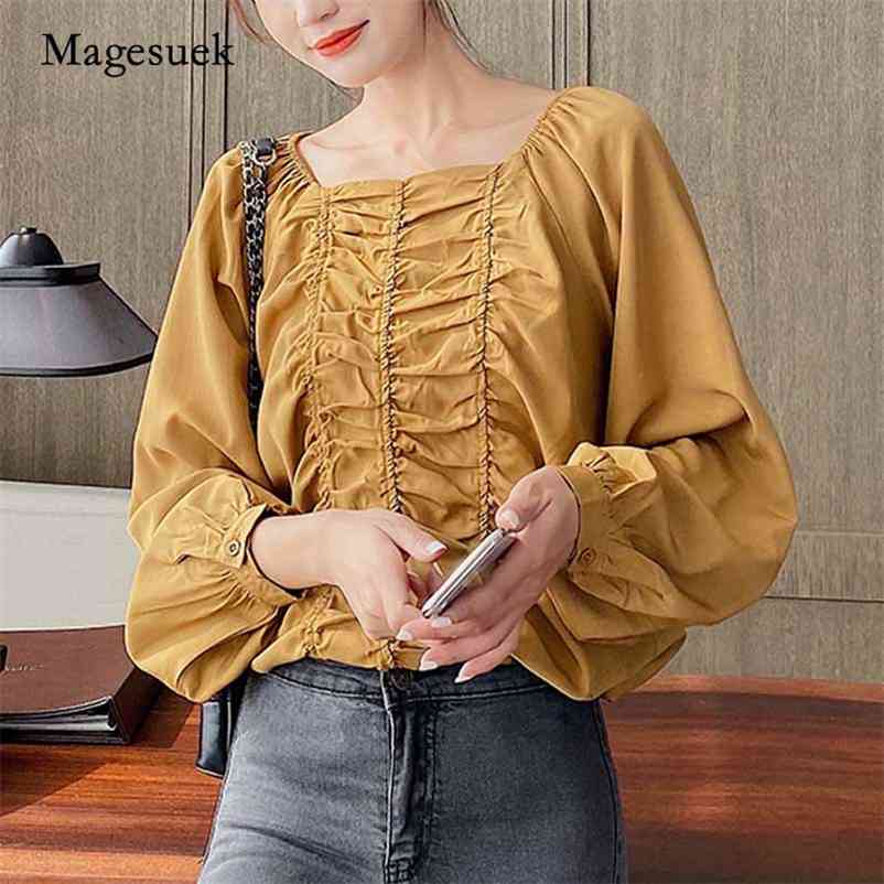 Casual Solid Autumn Korean Slim Chiffon Women Blouse Puff Long Sleeve Pullover Shirt Plus Size Ladies Clothing 10698 210518, Yellow
Casual Solid Autumn Korean Slim Chiffon Women Blouse Puff Long Sleeve Pullover Shirt Plus Size Ladies Clothing 10698 210518, Yellow