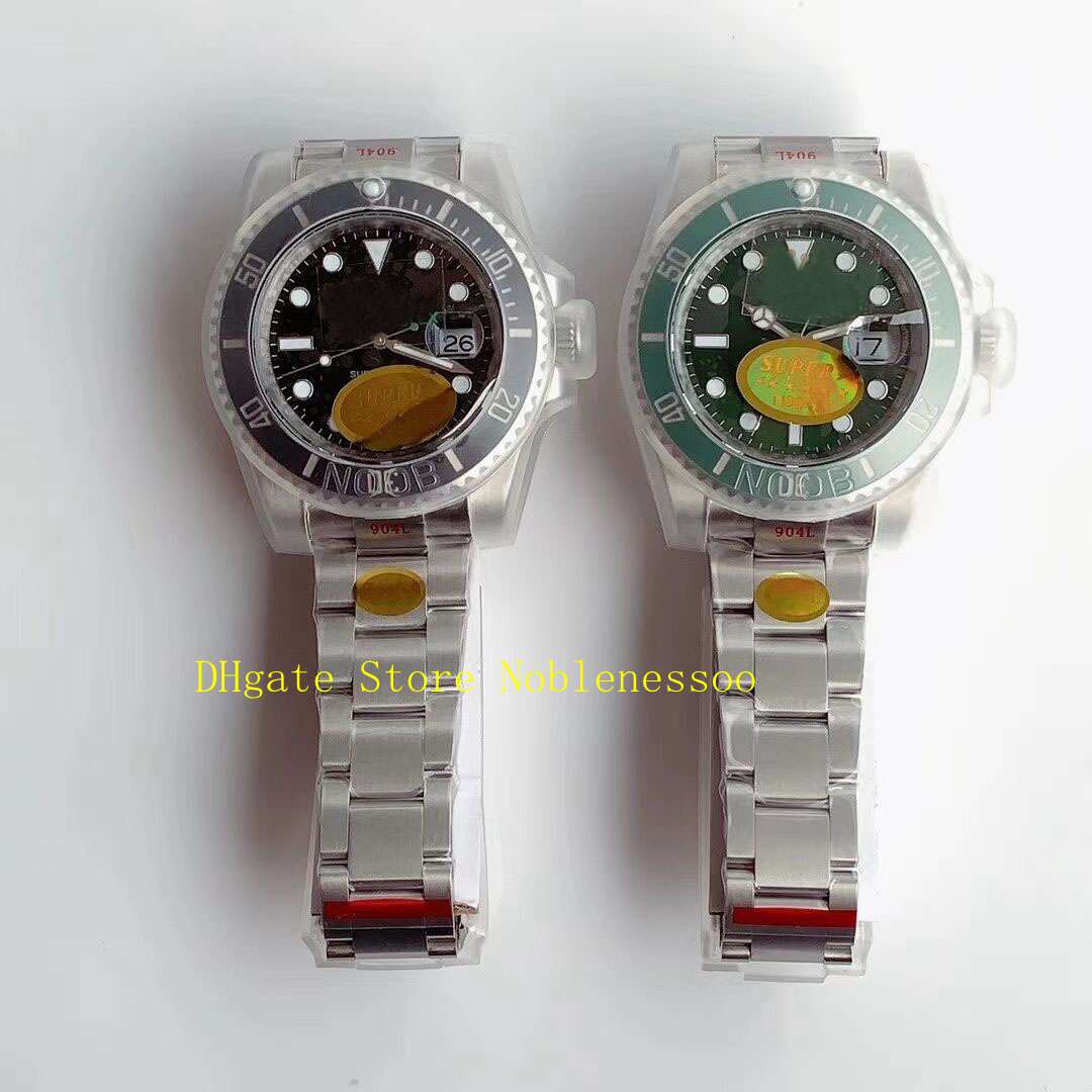2 Style Top N Factory Automatic Watch Men's ETA 2836 Movement 904L Steel Mens 40mm Black Green Ceramic Bezel Sapphire Glass Mechanical Watches Wristwatches, 01
2 Style Top N Factory Automatic Watch Men's ETA 2836 Movement 904L Steel Mens 40mm Black Green Ceramic Bezel Sapphire Glass Mechanical Watches Wristwatches, 01