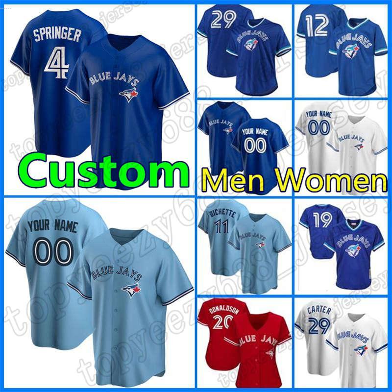 Custom 4 George Springer Toronto Baseball 12 Roberto Alomar Jersey 27 Vladimir Guerrero Jr 10 Marcus Semien 8 Cavan Biggio 29 Joe Carter, Women custom new cool base(lanniao)
Custom 4 George Springer Toronto Baseball 12 Roberto Alomar Jersey 27 Vladimir Guerrero Jr 10 Marcus Semien 8 Cavan Biggio 29 Joe Carter, Women custom new cool base(lanniao)