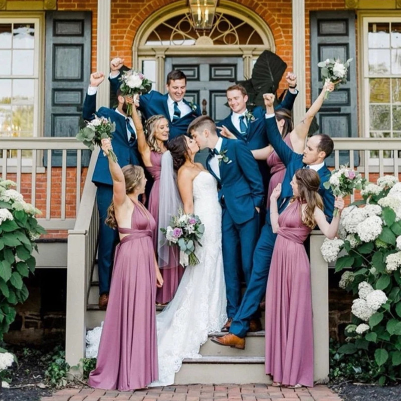 Stain Bridesmaid Dress One shoulder Sleeveless Customizable Fashion Women Dresses Wedding Guest Prom Gowns Evening Gown