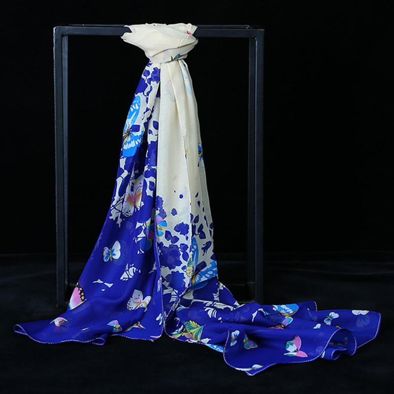 Scarves Y25 Flower Print Chiffon Silk Scarf Foulard Women Pareo Beach Cover Up Wrap Cachecol Shawl Sunscreen Long Cape Female
Scarves Y25 Flower Print Chiffon Silk Scarf Foulard Women Pareo Beach Cover Up Wrap Cachecol Shawl Sunscreen Long Cape Female