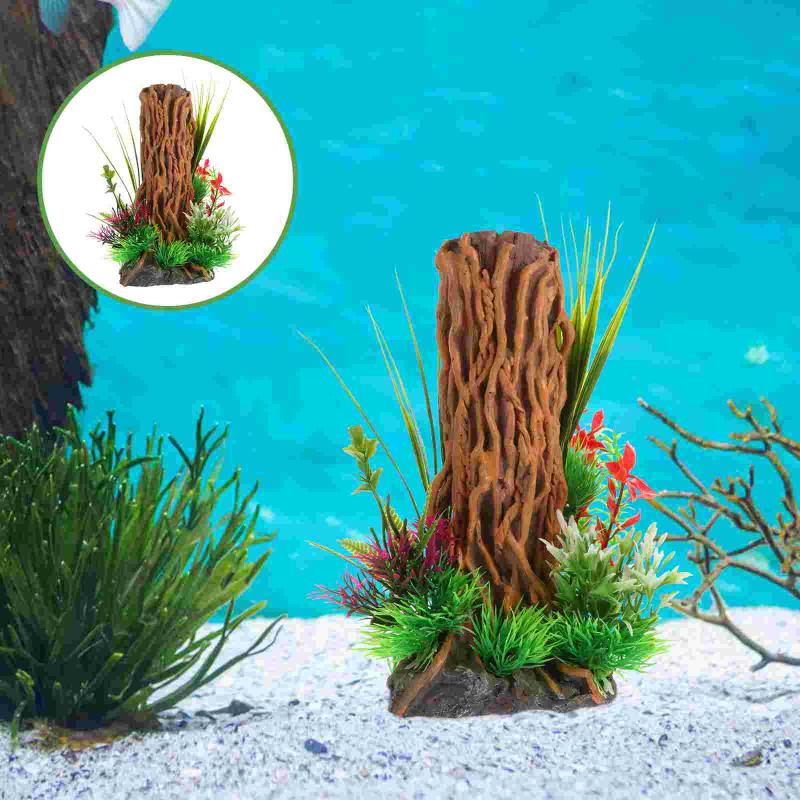 Decorations Simulation Stump Model Aquatic Plants Adornment Fish Tank Landscape Decoration
Decorations Simulation Stump Model Aquatic Plants Adornment Fish Tank Landscape Decoration