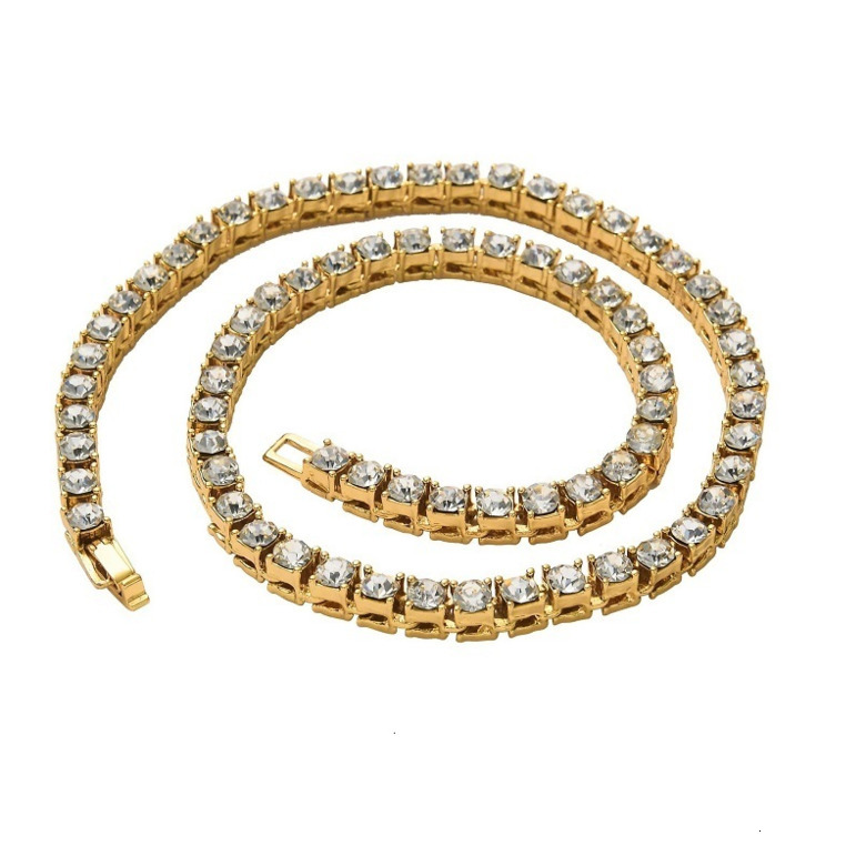 Hot 5mm alloy diamond tennis chain hip hop jewelry single row chain hip hop tennis chain hx
Hot 5mm alloy diamond tennis chain hip hop jewelry single row chain hip hop tennis chain hx