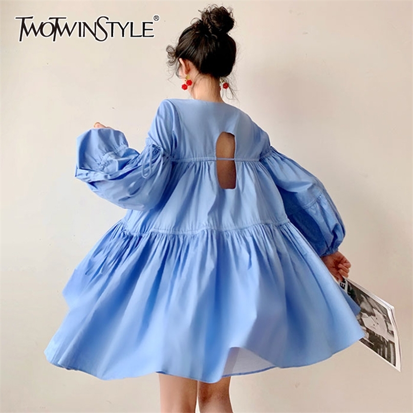 Elegant Backless Dress For Women V Neck Lantern Loose Sleeve High Waist Dresses Female Fashion Summer 210520, Pink
Elegant Backless Dress For Women V Neck Lantern Loose Sleeve High Waist Dresses Female Fashion Summer 210520, Pink