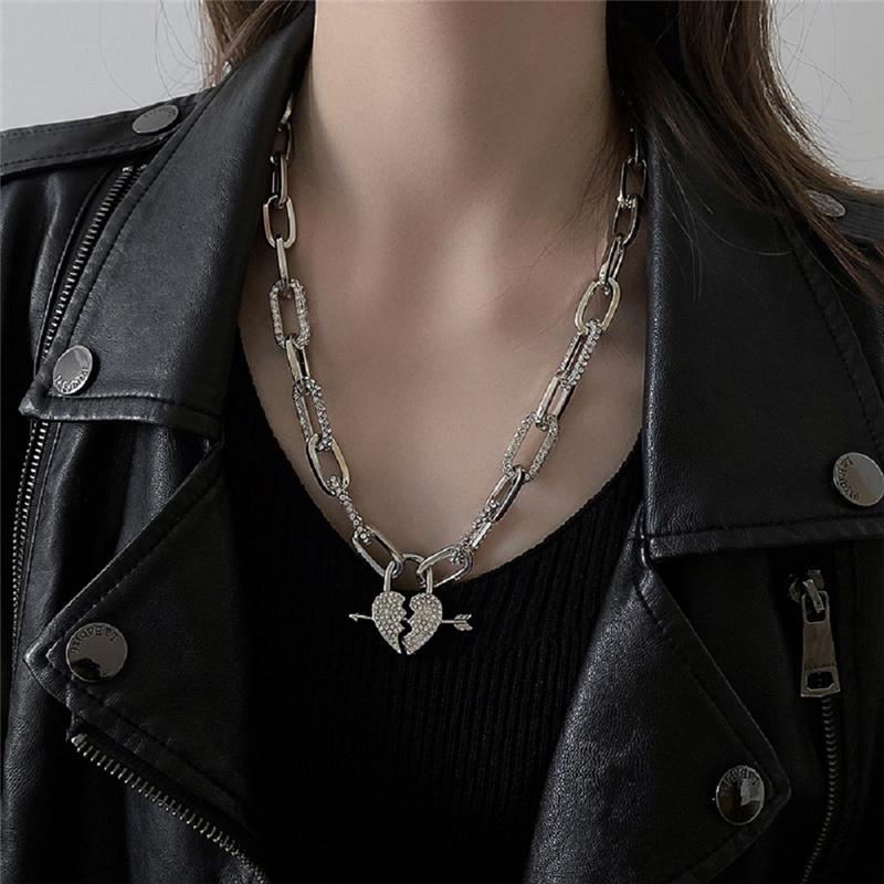 Think Chain Necklace Silver Plating Arrow Of Love Pendant Accessories Choker Four Seasons Universal Necklaces Jewelry For Women Chains
Think Chain Necklace Silver Plating Arrow Of Love Pendant Accessories Choker Four Seasons Universal Necklaces Jewelry For Women Chains
