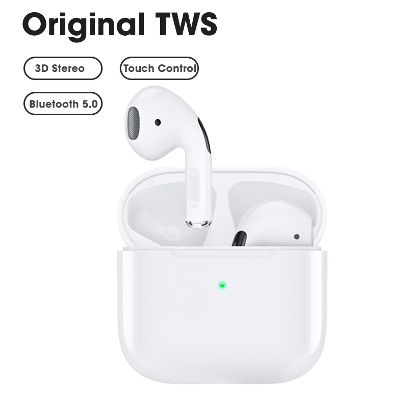 TWS Bluetooth Headphones In Ear Buds PK Airpoddings Pro 4 Wireless Earphones with Microphone Headset for Mobile Phone Earbuds
TWS Bluetooth Headphones In Ear Buds PK Airpoddings Pro 4 Wireless Earphones with Microphone Headset for Mobile Phone Earbuds