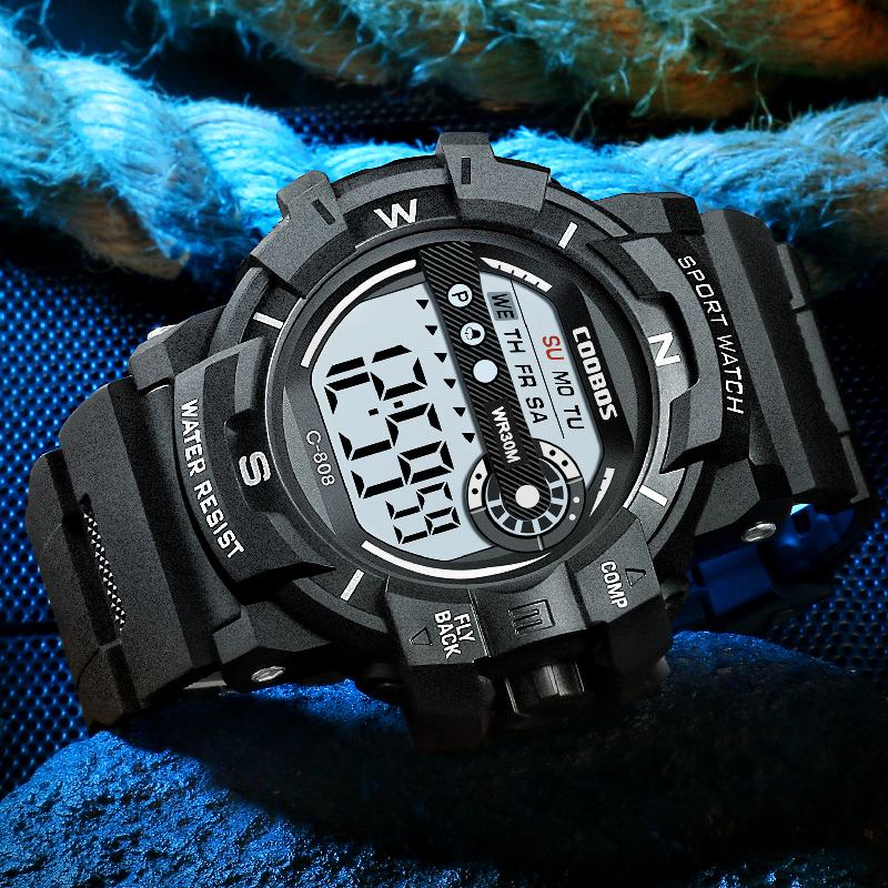 Wristwatches Fashion Watch For Men Sports Running Men's Wristwatch Electronic Clock Waterproof Luminous Display Digital Watches Cool, Black
Wristwatches Fashion Watch For Men Sports Running Men's Wristwatch Electronic Clock Waterproof Luminous Display Digital Watches Cool, Black
