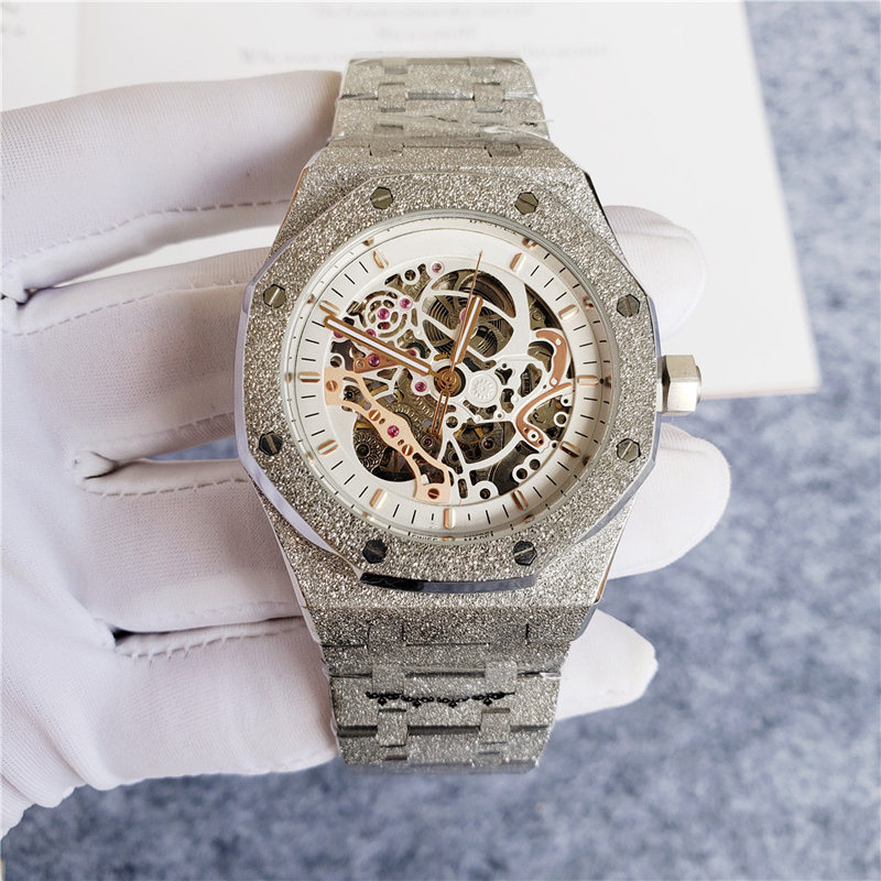 Men Watch 42mm Full Stainless Steel Watches Automatic Mechanical Movement Mens Fashion Wristwatch Quartz Wristwatches Luminous montre de luxe, Color 1
Men Watch 42mm Full Stainless Steel Watches Automatic Mechanical Movement Mens Fashion Wristwatch Quartz Wristwatches Luminous montre de luxe, Color 1