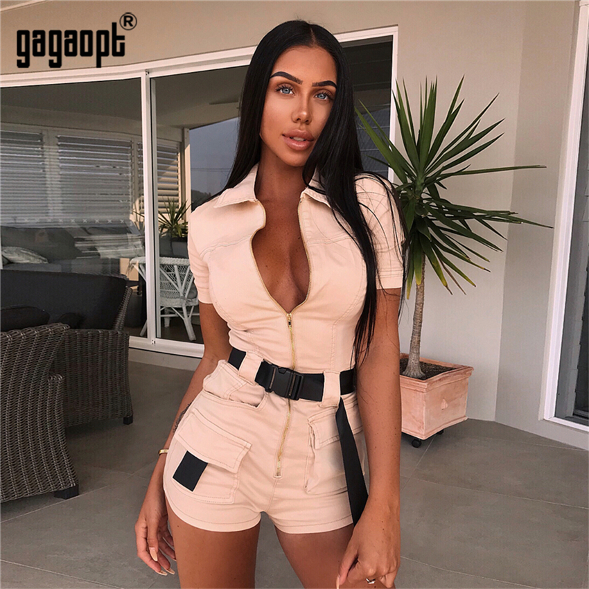 Gagaopt Womens Autumn Rompers Sexy Jumpsuits Khaki Mini Pants Trousers Shortsleeve Casual Playsuits, Black
Gagaopt Womens Autumn Rompers Sexy Jumpsuits Khaki Mini Pants Trousers Shortsleeve Casual Playsuits, Black