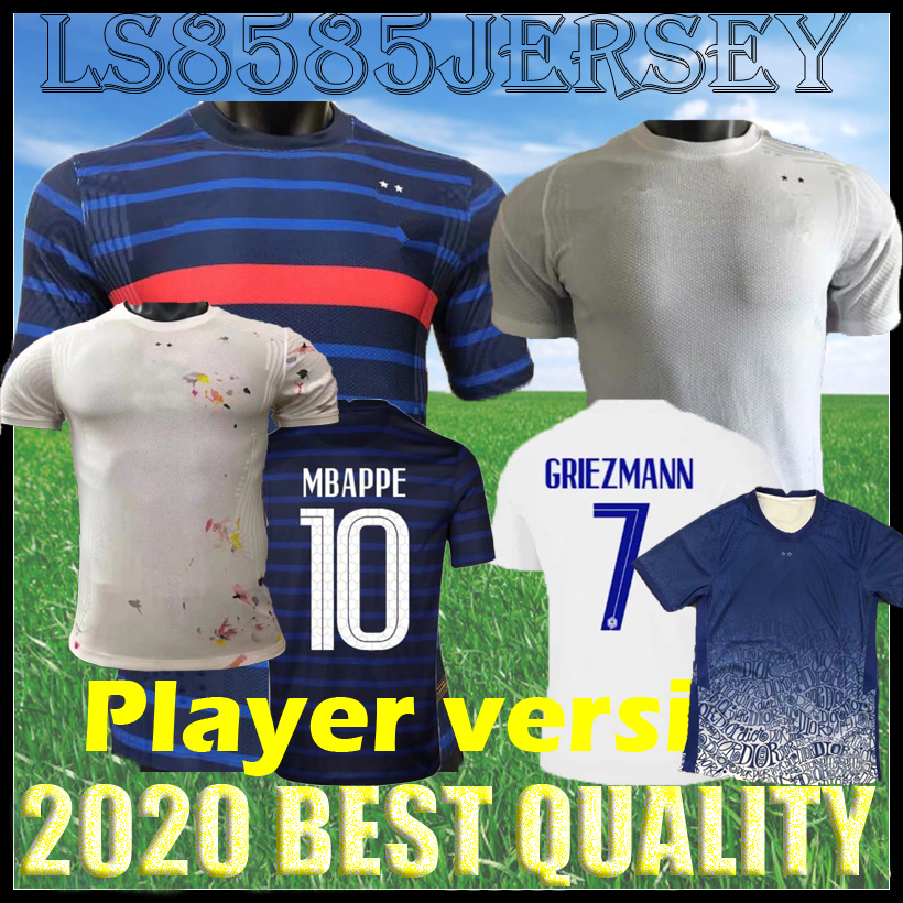 Player version BENZEMA MBAPPE 2 star 20 21 KANTE soccer jersey national team GRIEZMANN POGBA GIROUD French 2020 2021 men football shirt Cami, Black;yellow
Player version BENZEMA MBAPPE 2 star 20 21 KANTE soccer jersey national team GRIEZMANN POGBA GIROUD French 2020 2021 men football shirt Cami, Black;yellow