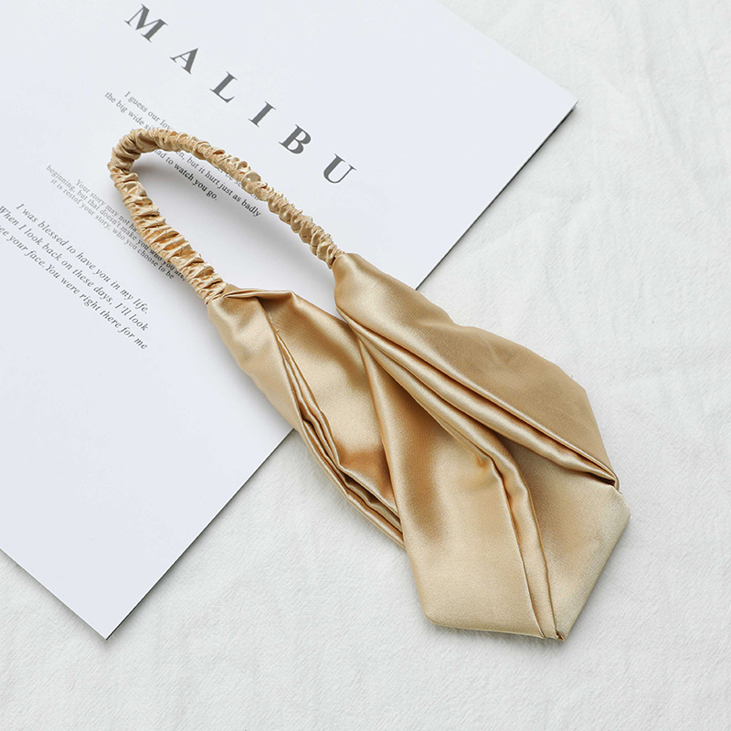 Vintage Velvet Tie dye Hairband For Women Padded Plead Scrunchies Headband Headwear Ladies Hair Accessories 9 colors