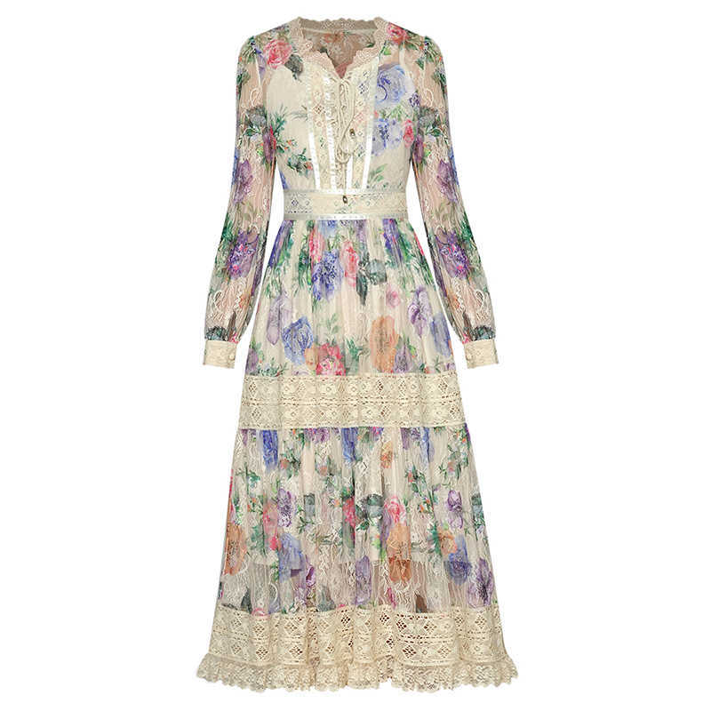 EXCELLENT QUALITY est Runway Fashion V-Neck Long Sleeve Printed Lace Dress 210526, Blue
EXCELLENT QUALITY est Runway Fashion V-Neck Long Sleeve Printed Lace Dress 210526, Blue