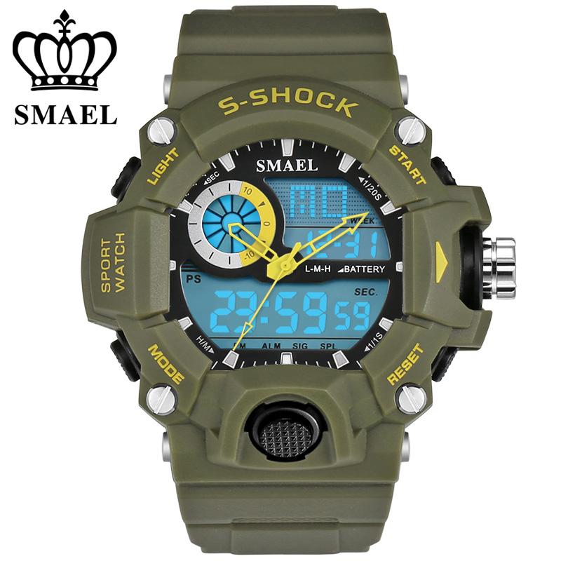 Brand Watches Men G Style Wateproof S Sport Mens Top Luxury LED Digital-watch Military Army Wristwatches, Slivery;brown
Brand Watches Men G Style Wateproof S Sport Mens Top Luxury LED Digital-watch Military Army Wristwatches, Slivery;brown