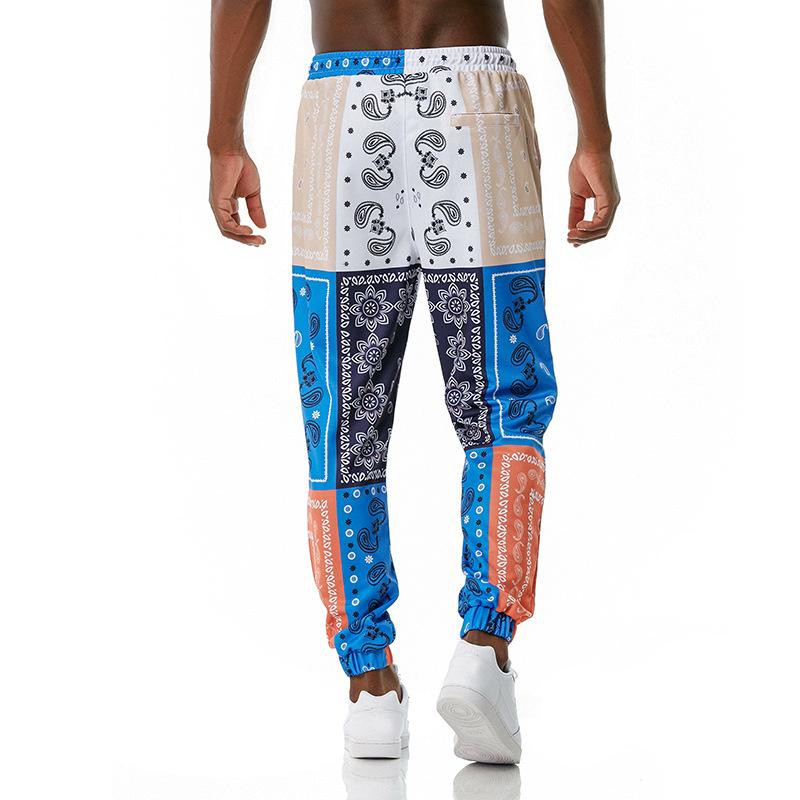 Paisley Print Joggers Pants Sports Trousers Men 2021 Brand Harajuku Jogging Trouser Male Hip Hop Streetwear Casual XXL Men's