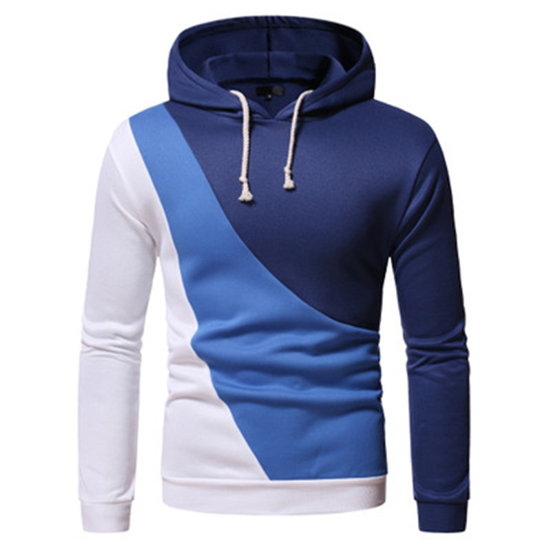Mens Colorblocked Hoodies Fashion Trend Long Sleeve Tricolor Hooded Sweatshirts Designer Male Spring Collar Splicing Casual Pullover Tops, Black grey 
Mens Colorblocked Hoodies Fashion Trend Long Sleeve Tricolor Hooded Sweatshirts Designer Male Spring Collar Splicing Casual Pullover Tops, Black grey