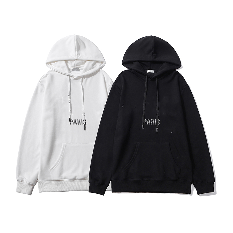 Autumn chest old letters printed pure cotton hoodie men and women with loose coat, Black
Autumn chest old letters printed pure cotton hoodie men and women with loose coat, Black