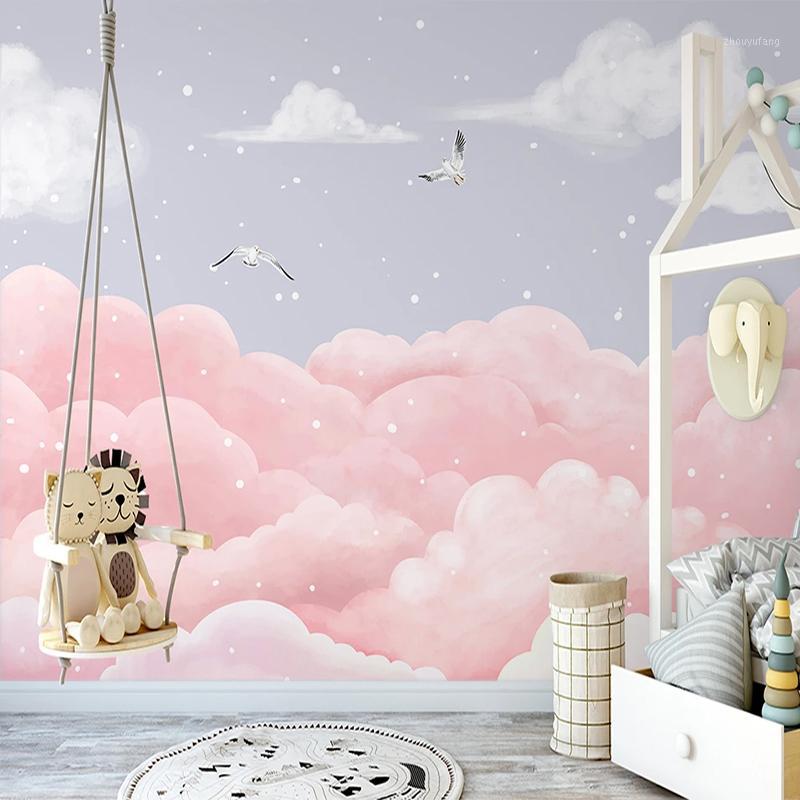 Wallpapers Custom Po Wallpaper For Kids Room 3D Hand Painted Romantic Pink Clouds Seagull Children Bedroom Mural Papel De Parede
Wallpapers Custom Po Wallpaper For Kids Room 3D Hand Painted Romantic Pink Clouds Seagull Children Bedroom Mural Papel De Parede