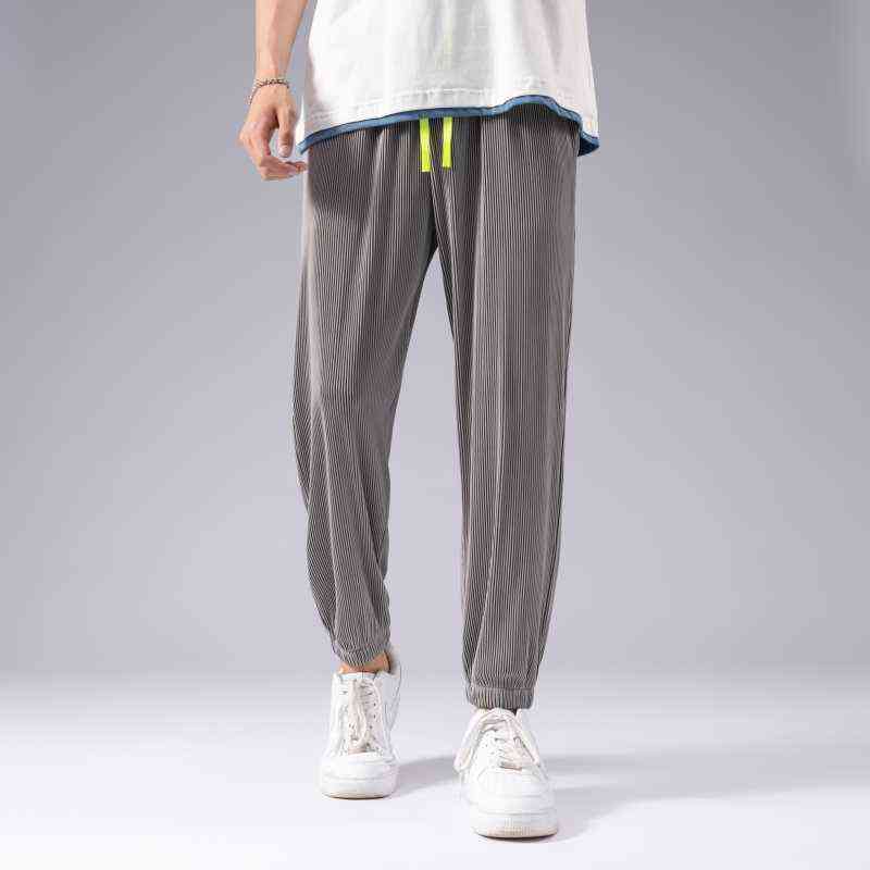 LEGIBLE Harem Pants Men Casual Pants Men Loose Trousers Male Chinese Traditional Harajuku Summer Clothe 211112