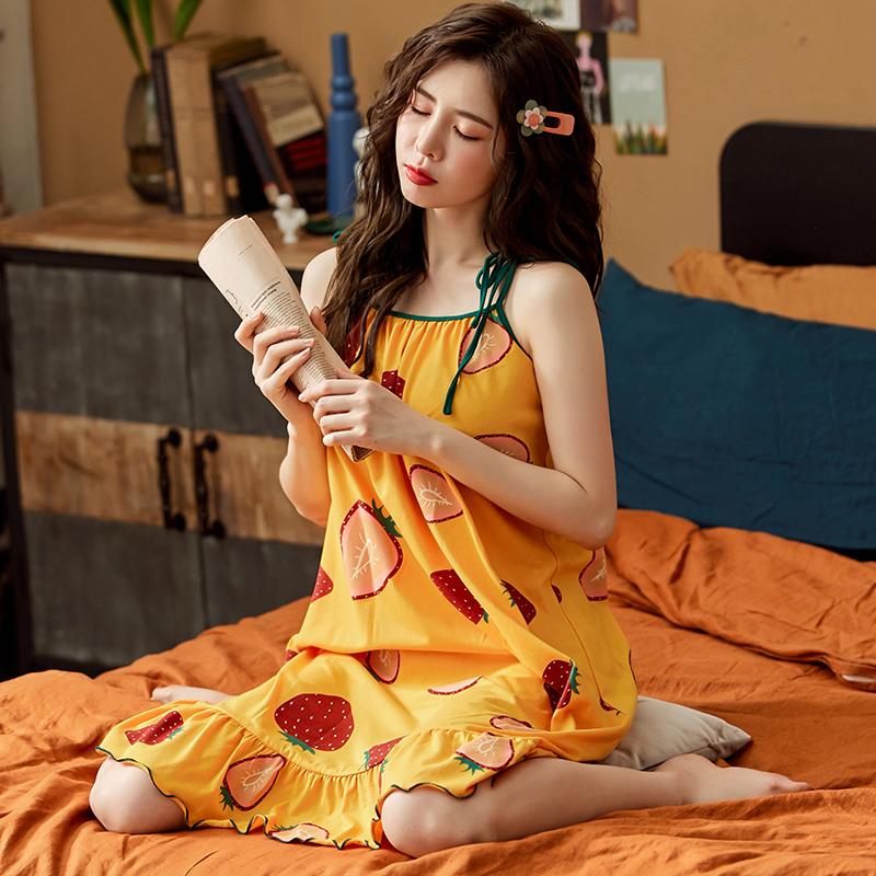 Women's Sleepwear Loose Home Clothes For Women XXXL Summer Nightdress Lingerie Sexy Suspender Nightie Lovely Strawberry Pattren Plus Size, Y2091 oraange
Women's Sleepwear Loose Home Clothes For Women XXXL Summer Nightdress Lingerie Sexy Suspender Nightie Lovely Strawberry Pattren Plus Size, Y2091 oraange