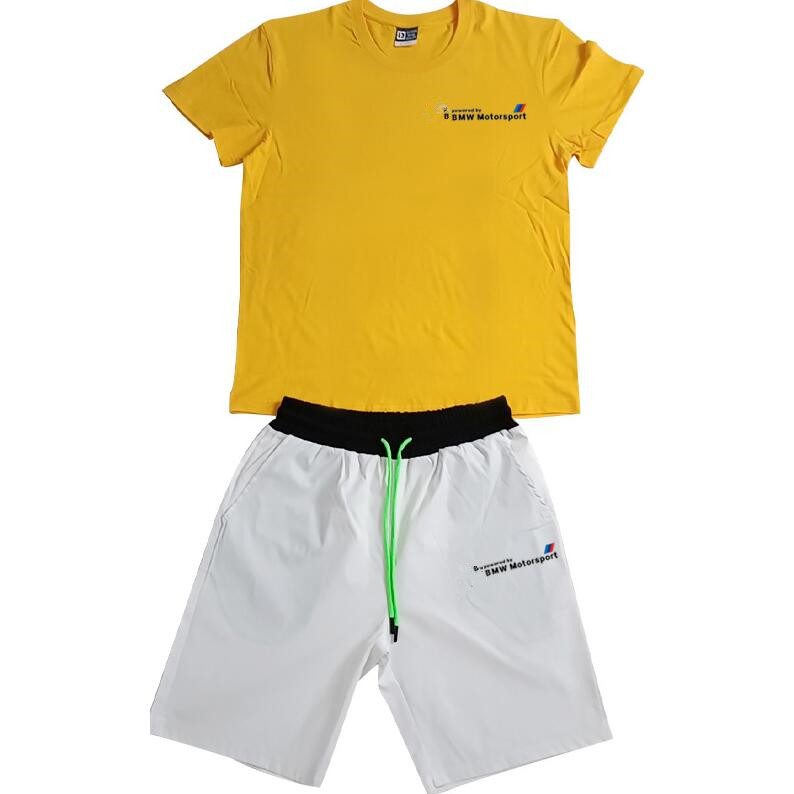 Trend summer men's Tracksuits European and American loose T-shirt casual sports short-sleeved shorts suit
Trend summer men's Tracksuits European and American loose T-shirt casual sports short-sleeved shorts suit