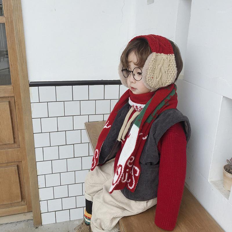 Scarves Merry Christmas Children's Scarf Winter Warm One Suit Of And Earmuffs Together Gift Kids Parents, Blue;gray
Scarves Merry Christmas Children's Scarf Winter Warm One Suit Of And Earmuffs Together Gift Kids Parents, Blue;gray