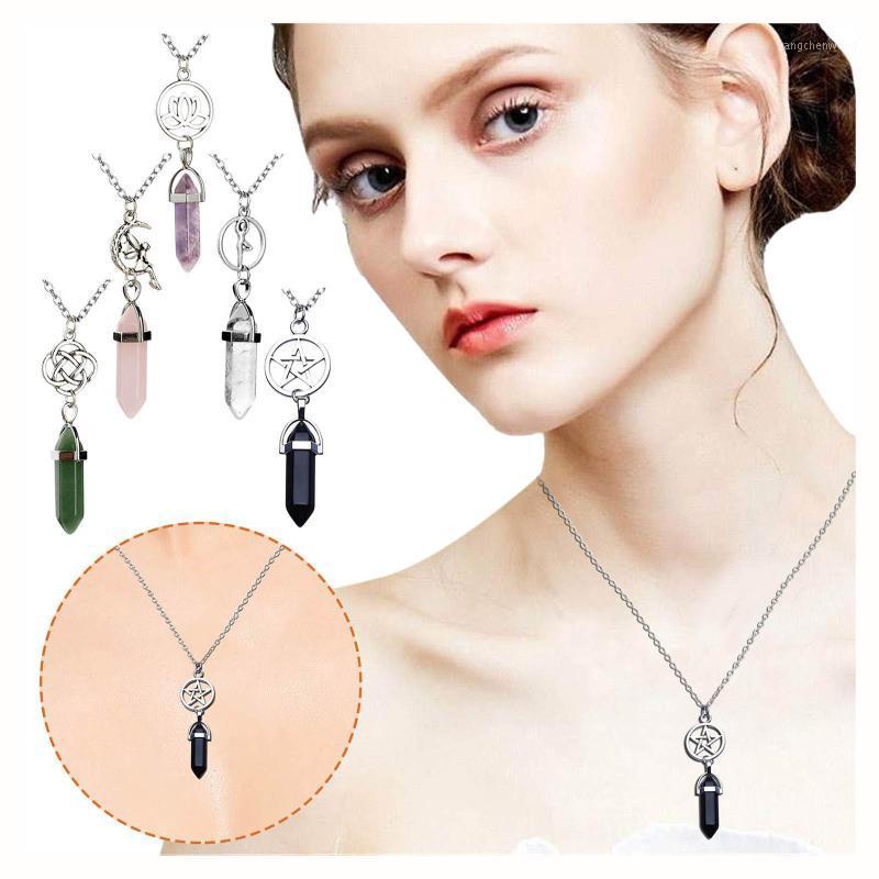 Chains Personality Crystal Hexagonal Pendant Necklace For Women Fashion Trend Jewelry Accessories Girl Men Birthday Gifts Collier Femme
Chains Personality Crystal Hexagonal Pendant Necklace For Women Fashion Trend Jewelry Accessories Girl Men Birthday Gifts Collier Femme