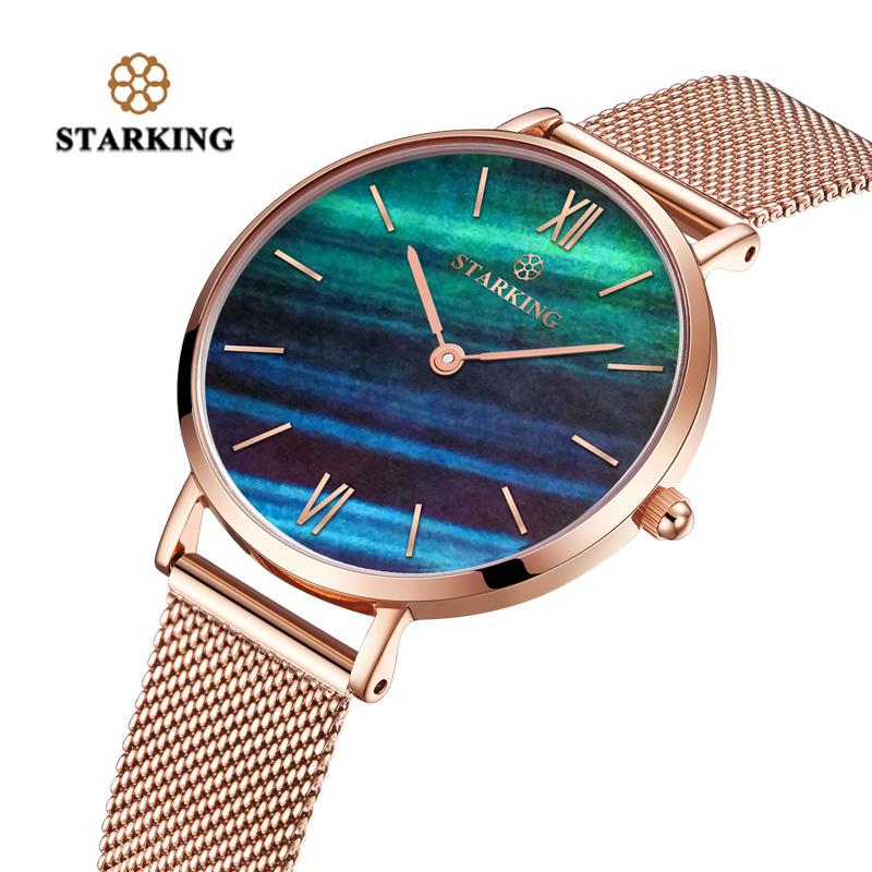 Wristwatches STARKING Top Brand Fashion Ladies Mesh Watches Female Quartz Watch Emerald Women Luxury Stainless Steel Reloj, Colorful watch
Wristwatches STARKING Top Brand Fashion Ladies Mesh Watches Female Quartz Watch Emerald Women Luxury Stainless Steel Reloj, Colorful watch