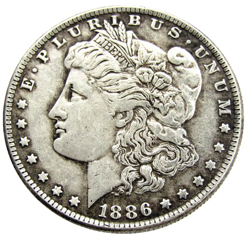 US 1886-P-O-S Morgan Dollar Silver Plated Copy Coins metal craft dies manufacturing factory Price от DHgate WW