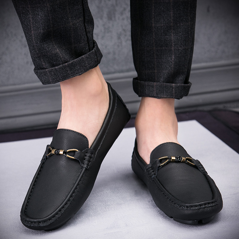 Genuine Leather Men Casual Shoes Brand 2019 Italian Slip on Mens Loafers Moccasins Soft Breathable Driving Shoes Chaussure Homme, Black 1
Genuine Leather Men Casual Shoes Brand 2019 Italian Slip on Mens Loafers Moccasins Soft Breathable Driving Shoes Chaussure Homme, Black 1
