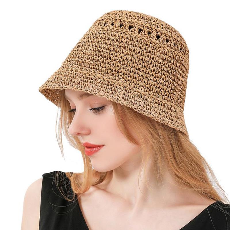 Wide Brim Hats MAXSITI U Summer Breathable Hat Hand Crocheted Straw Bucket Women Fashion Leisure Fisherman Basin Cap Simple, Black
Wide Brim Hats MAXSITI U Summer Breathable Hat Hand Crocheted Straw Bucket Women Fashion Leisure Fisherman Basin Cap Simple, Black