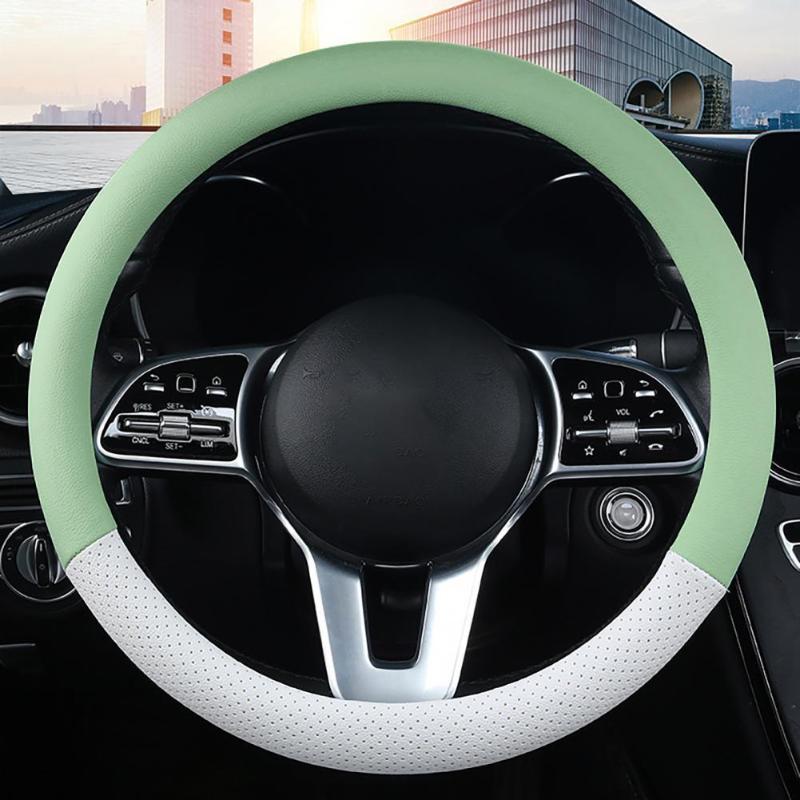 Steering Wheel Covers High-quality Micro Fiber Leather Car Cushion Non-fading Waterproof For Driver
Steering Wheel Covers High-quality Micro Fiber Leather Car Cushion Non-fading Waterproof For Driver