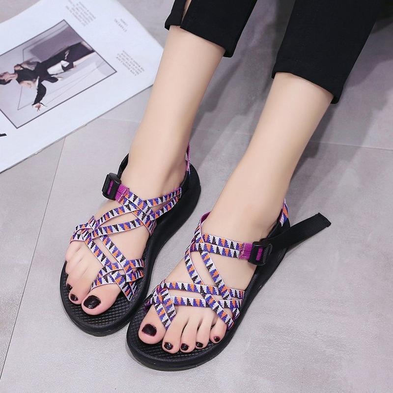 Casual Sandals Women 2021 Summer Breathable All-match Comfortable Trend Color Matching, Black
Casual Sandals Women 2021 Summer Breathable All-match Comfortable Trend Color Matching, Black